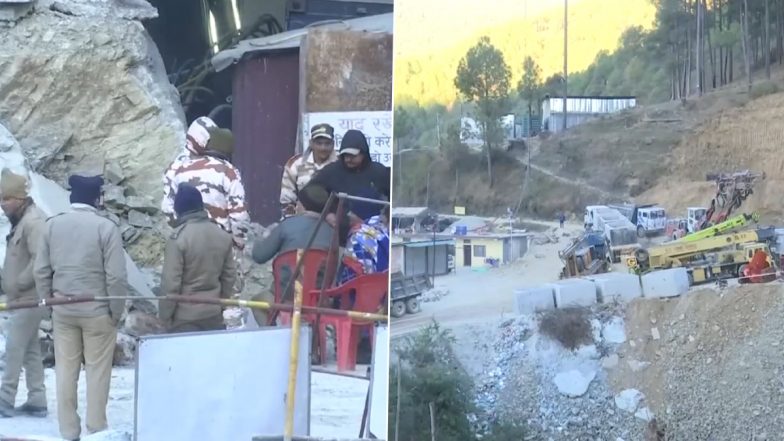 Uttarkashi Tunnel Rescue: सुरंग के मुख्य द्वार पर बने मंदिर में फंसे हुए श्रमिकों को बाहर निकालने के लिए की जा रही है प्रार्थना -Video