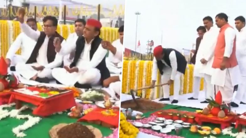 Mulayam Singh Yadav Jayanti: मुलायम सिंह यादव की जयंती पर अखिलेश यादव ने दिवंगत पिता के स्मारक का शिलान्यास किया- Video