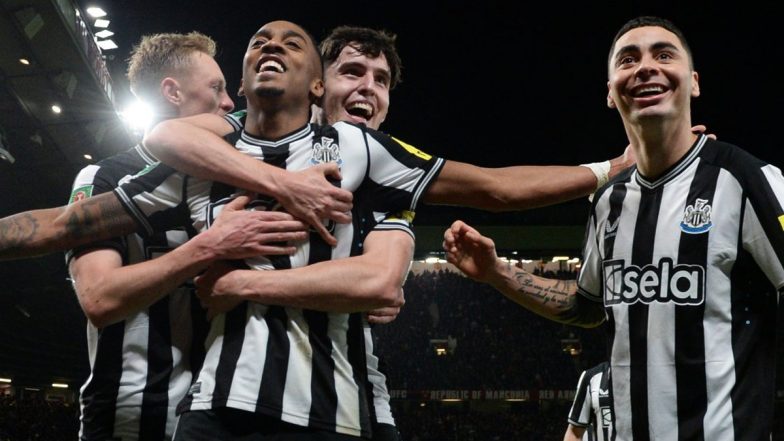 Carabao Cup 2023&ndash;24: मैनचेस्टर यूनाइटेड काराबाओ कप से बाहर, न्यूकैसल यूनाइटेड से 0-3 से मिली करारी हार (Match Highlights)