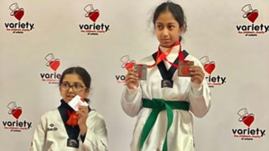 Canada Open Taekwondo 2023: कनाडा ओपन ताइक्वांडो चैंपियनशिप के अंडर-10 वर्ग में आलिया शैलेन्द्र, अमायरा शैलेन्द्र ने रजत पदक जीते