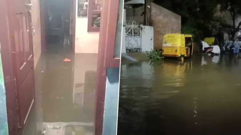 Heavy Rain in Tamil Nadu: तिरुवन्नामलाई के कुछ हिस्सों में भारी बारिश, इरोड समेत कई इलाकों के घरों में घुसा पानी, देखें वीडियो
