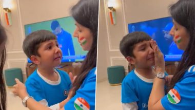 A Little Kid Cried On Team India's Defeat: विश्व कप फाइनल में हार के बाद रोते हुए छोटे बच्चे का वीडियो हुआ वायरल,  क्रिकेट प्रेमियों द्वारा महसूस की गई निराशा