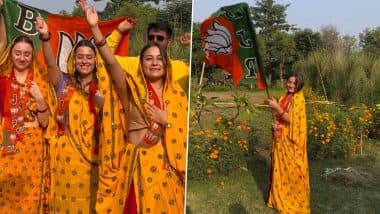 Russian Girls Campaigning for BJP: राजस्थान में बीजेपी के लिए चुनाव प्रचार करती नजर आईं रशियन लड़कियां, वायरल हुआ वीडियो