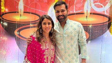 Rohit & Ritika Celebrates Diwali 2023: 'शुभ दीपावली' रोहित शर्मा ने पत्नी रितिका सजदेह के साथ दिवाली के शुभ अवसर पर प्रशंसकों को दीं शुभकामनाएं, देखें पोस्ट