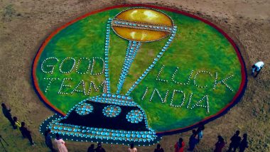IND vs AUS, ICC CWC 2023 Final: सैंड आर्टिस्ट सुदर्शन पटनायक ने फाइनल के लिए टीम इंडिया को शुभकामनाएं देने के लिए बनाई 56 फीट की विश्व कप ट्रॉफी, देखें विडियो