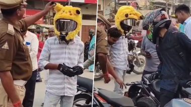 Pikachu-Inspired Helmet Video: पिकाचू वाला हेलमेट देख पुलिसवाले ने शख्स को रोककर पूछा- खरगोश हो..? वायरल हो रहा ये मजेदार वीडियो