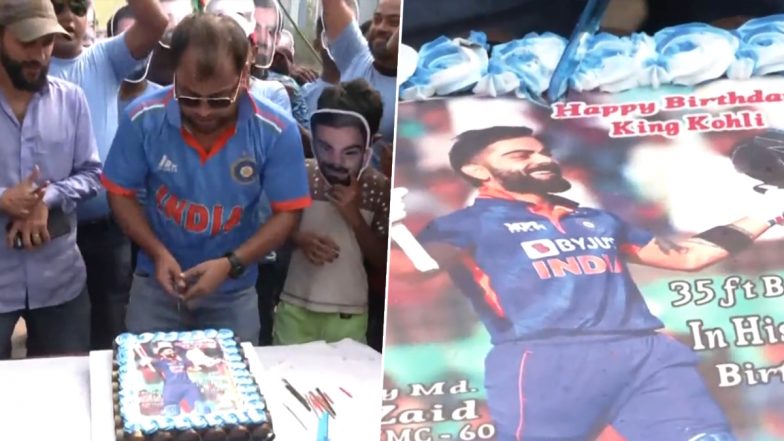 Virat Kohli Birthday: कोलकाता में प्रशंसकों ने मनाया विराट कोहली का 35वां जन्मदिन, केक भी काटा, देखें वीडियो