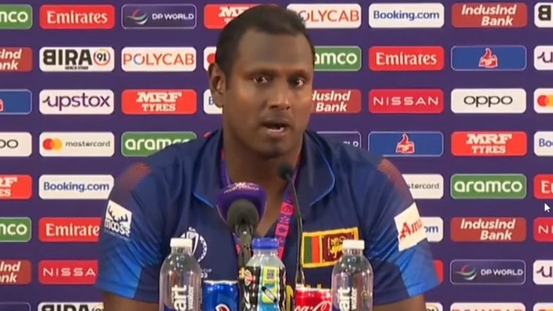World Cup: हेलमेट के मुद्दे पर अंपायरों को तुरंत सचेत करने पर एंजेलो मैथ्यूज 'टाइम आउट' से बच जाते', एमसीसी का दावा