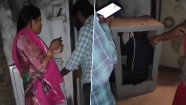 Rajasthan: प्रेमिका से मिलने उसके घर गए प्रेमी को परिवार ने कूलर में छिपा हुआ पकड़ा, देखें वीडियो
