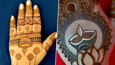 Diwali 2023 Mehndi Designs: दिवाली पर लगाए ये आसान मेहंदी डिजाईन, अपने लुक को और निखारे