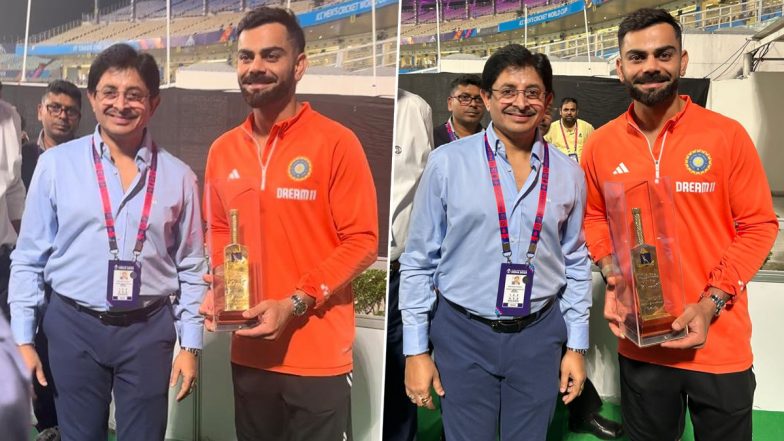 Virat Kohli Birthday: CAB अध्यक्ष स्नेहाशीष गांगुली ने विराट कोहली को उनके जन्मदिन के अवसर पर सोने की परत वाला बल्ला दिया उपहार