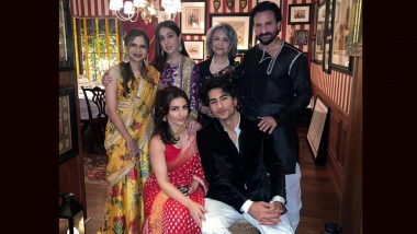 Kareena Kapoor Khan Diwali Party: सबा पटौदी ने सारा अली खान, शर्मिला टैगोर, सैफ अली खान, इब्राहिम अली खान और सोहा अली खान के साथ दिवाली पार्टी की तस्वीरें