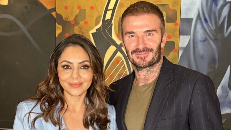 David Beckham In India: शाहरुख खान के बाद पत्नी गौरी खान ने डेविड बेकहम के साथ शेयर की&nbsp;खुबसूरत तस्वीर; जानें क्यों सोनम सोनम कपूर का किया आभार व्यक्त