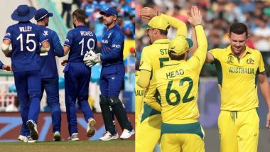 Aus vs Eng, ICC World Cup 2023 Preview: आज डबल डेकर के दूसरे मुकाबले में ऑस्ट्रेलिया और इंग्लैंड के बीच होगा काटें की टक्कर, यहां जानें हेड टू हेड रिकार्ड्स, संभावित प्लेइंग XI, स्ट्रीमिंग समेत सारे डिटेल्स