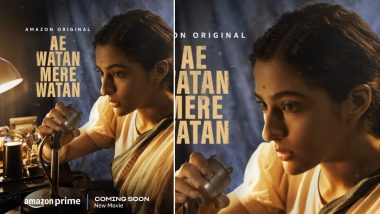 Ae Watan Mere Watan Motion Poster: करण जौहर और सारा अली खान ने IFFI गोवा में 'ऐ वतन मेरे वतन' का मोशन पोस्टर किया जारी, फिल्म Prime Video पर देगी दस्तक (Watch Video)