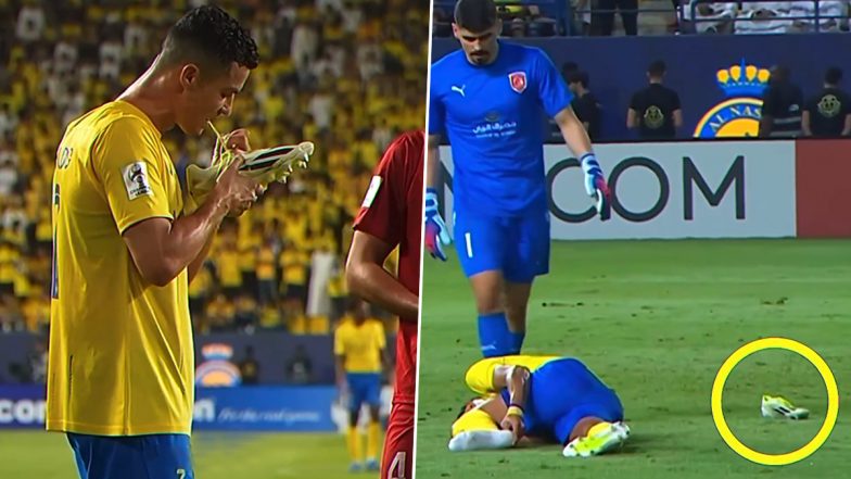 AFC Champions League 2023–24: मैच में Cristiano Ronaldo ने मुंह से खोला चोटिल टीममेट्स के जूतों का फीता, देखें वायरल वीडियो