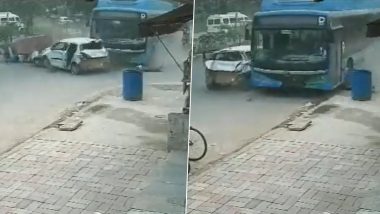 DTC Bus Accident Video: दिल्ली में डीटीसी बस बेकाबू होने के बाद कई वाहनों को टक्कर मारी, चपेट में आने से एक की मौत