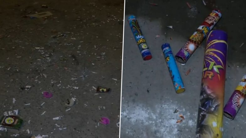 Diwali 2023: बैन के वावजूद दिवाली के बाद दिल्ली में देखा गया पटाखों का कचरा, नेशनल कैपिटल में Air क्वालिटी बेहद खराब, देखें वीडियो