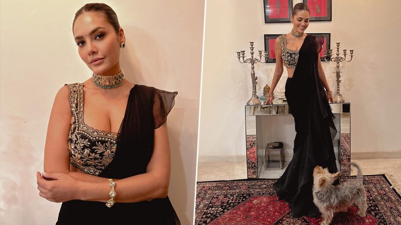 Esha Gupta ने देसी आउटफिट में गिराई बिजली, एक्ट्रेस की हॉटनेस ने बढ़ाया सोशल मीडिया का तापमान (View Pics)
