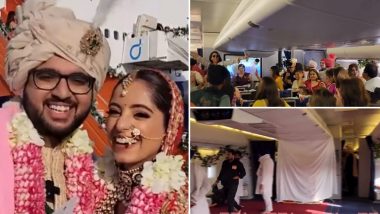 ‘Wedding in Sky’: आसमान में शाही शादी, मेहमानों ने किया डांस.. प्लेन में हुईं सारी रस्में, देखें VIDEO