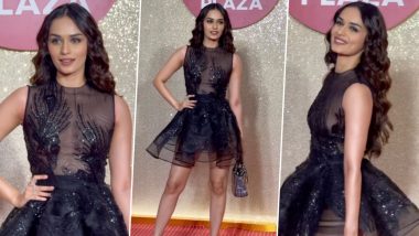 Manushi Chhillar ने ट्रांसपेरेंट सेक्सी आउटफिट पहन गिराई बिजली, एक्ट्रेस की हॉटनेस ने बढ़ाया तापमान (Watch Video)