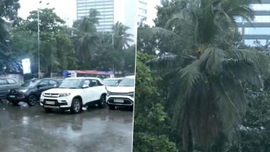 Mumbai Rain: मुंबई में बदला मौसम का मिजाज, कई हिस्सों में बारिश (Watch Video)