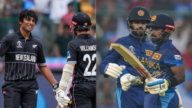 NZ vs SL, World Cup 2023 Live Score Update: रोमांचक मुकाबले में इन दिग्गज खिलाड़ियों के साथ मैदान में उतर रही है दोनों टीमें, प्लेइंग इलेवन पर एक नजर