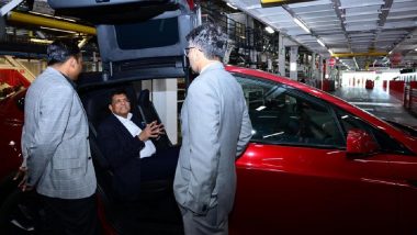 Piyush Goyal Visited Tesla Facility: कैलिफोर्निया पहुंचे केंद्रीय मंत्री पीयूष गोयल, टेस्ला की अत्याधुनिक फैक्ट्री का किया दौरा, Elon Musk को किया याद