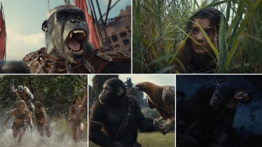 Kingdom of the Planet of the Apes Hindi Teaser: 'किंगडम ऑफ द प्लेनेट ऑफ द एप्स' का टीजर हुआ रिलीज, सिनेमाघरों में जल्द दस्तक देगी यह साई-फाई फिल्म (Watch Video)
