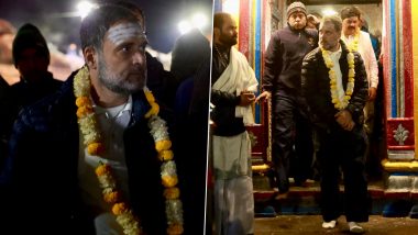 Rahul Gandhi Uttarakhand Visit: उत्तराखंड दौरे पर राहुल गांधी, केदारनाथ मंदिर में शाम की आरती में हुए शामिल (View Pics)