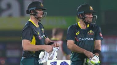 IND vs AUS 1st T20 Live Score Update: ऑस्ट्रेलिया ने टीम इंडिया के सामने रखा 209 रनों का विशाल लक्ष्य, जोश इंग्लिस और स्टीव स्मिथ ने खेली तूफानी पारी