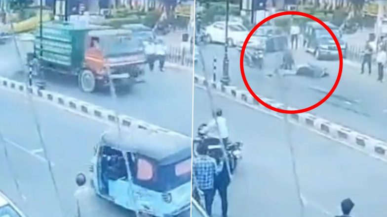 VIDEO: लखनऊ में बेटी के साथ स्कूटी से जा रही थी महिला, नगर निगम के वाहन के रौंदने से मौत, आरोपी ड्राइवर गिरफ्तार