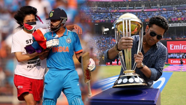India vs Australia WC Final Images: फाइनल में फैंस को जीत की उम्मीद, देखें अब तक की तस्वीरें