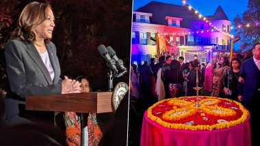 Diwali 2023: अमेरिकी उपराष्ट्रपति कमला हैरिस ने मनाई दीवाली, दिया जलाते हुए कहा- दुनिया में छाया है 'अंधेरा'