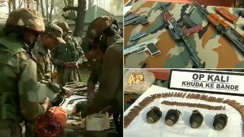 J&K: जम्मू-कश्मीर के उरी सेक्टर में मारे गए आतंकियों से सुरक्षा बलों ने भारी मात्रा में हथियार और गोला-बारूद बरामद किए