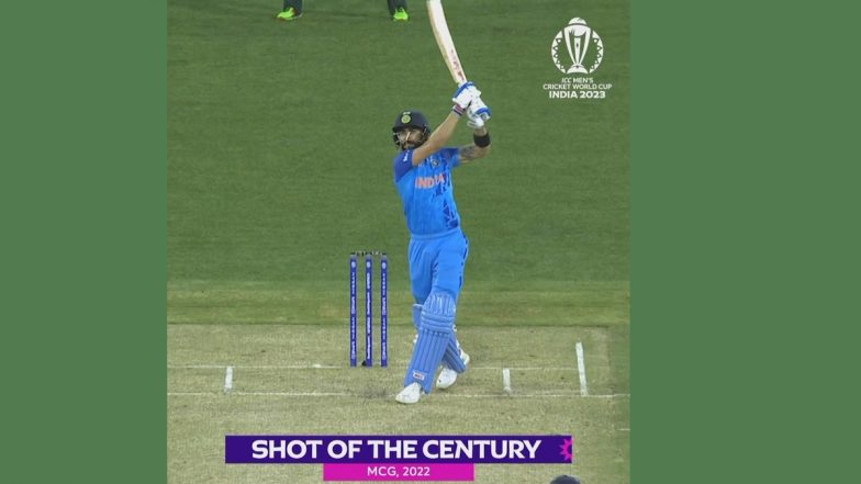 ICC Picks Shot of the Century:&nbsp;आईसीसी ने विराट कोहली के छक्के को घोषित किया शॉट ऑफ द सेंचुरी, उनके जन्मदिन पर&nbsp;शेयर&nbsp;किए&nbsp;टॉप 10 बेस्ट मोमेंट्स, देखें विडियो