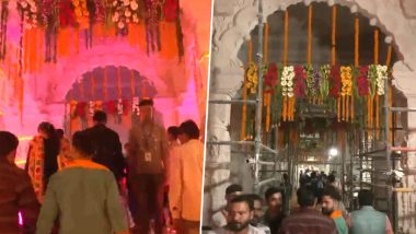 Ram Mandir Visuals: अयोध्या में तेजी से चल रहा है राम मंदिर का निर्माण कार्य, देखें अंदर का दृश्य