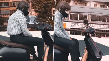 Viral Video: हाथ छोड़कर गैर-जिम्मेदाराना तरीके से स्कूटी चलाता दिखा शख्स, मुंबई पुलिस ने वीडियो शेयर कर कही ये बात