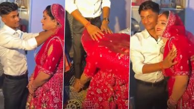 Karwa Chauth 2023: पाकिस्तान से भारत आई सीमा हैदर ने सचिन के साथ मनाया करवा चौथ, पति का पैर छूकर लिया आशीर्वाद; वीडियो वायरल