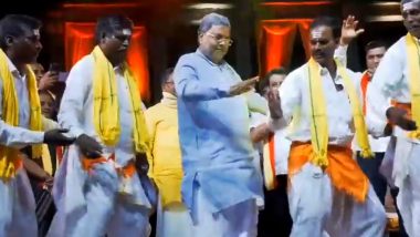 CM Siddaramaiah Dancing: सीएम सिद्धारमैया ने हम्पी में आयोजित कार्यक्रम में कलाकारों के साथ किया डांस, वीडियो हुआ वायरल