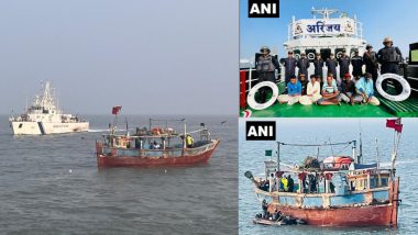 Pakistani Fishing Boat in India: भारतीय सीमा में घुसी पाकिस्तानी मछुआरों की नाव, पूछताछ कर रही है इंडियन कोस्ट गार्ड