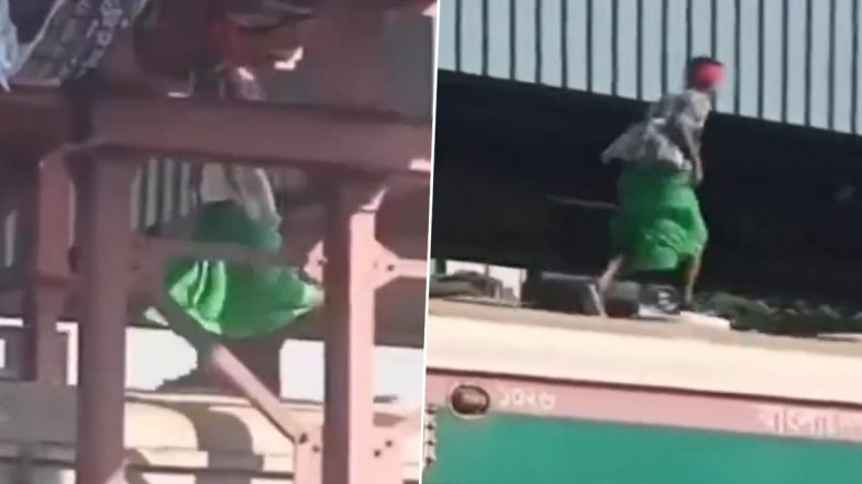 Subway Surfer in Real Life: सबवे सर्फर गेम की तर चलती ट्रेन पर दौड़ता दिखा शख्स, वीडियो हुआ वायरल