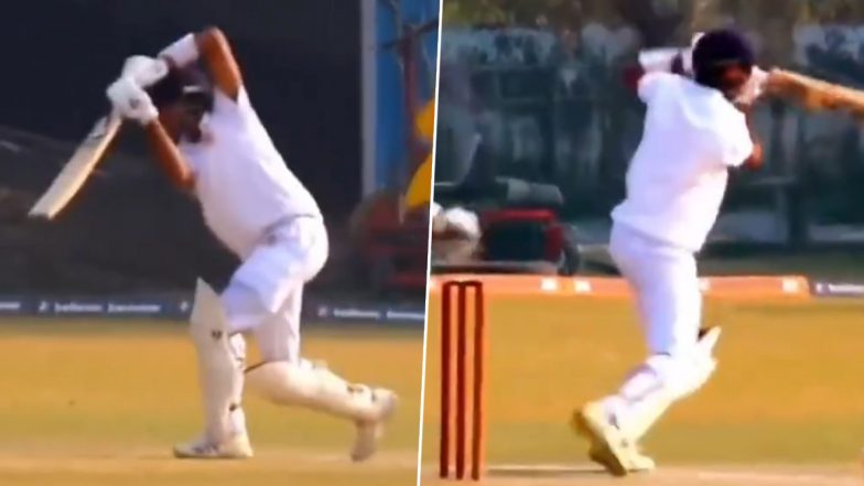 Rahul Dravid's Son Score 98 Run: कूच बिहार ट्रॉफी में राहुल द्रविड़ के बेटे समिट ने शानदार 98 रन बनाए, वीडियो आया सामने