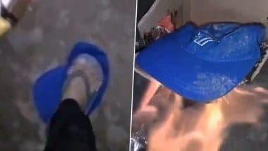 Rohit Sharma Fan Burns Mumbai Indians' Cap: हार्दिक पंड्या को कप्तान बनाए जाने के बाद फैंस हुए नाराज, मुंबई इंडियंस की कैप जलाने का वीडियो आया सामने