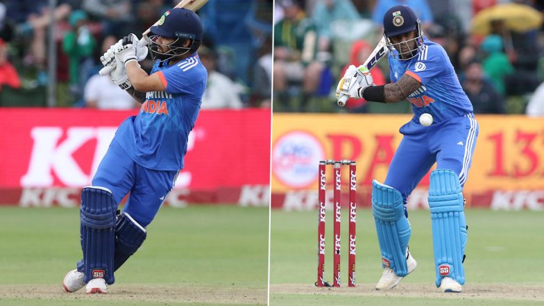 IND vs SA, 2nd T20I Live Score Update: साउथ दक्षिण अफ्रीका को 15 ओवर में मिला 152 रनों का रिवाइज्ड टारगेट, सूर्याकुमार यादव और रिंकू सिंह ने मचाया कोहराम