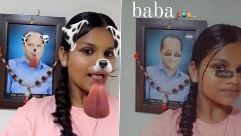 Viral video: मृत पिता की फ्रेम फोटो के साथ लड़की ने ली 'लाइव' फिल्टर सेल्फी, सोशल मीडिया पर भड़के लोग