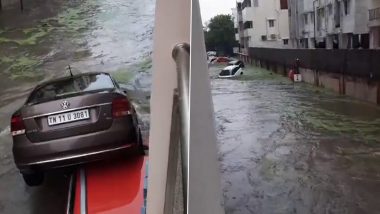 Cyclone Michaung: चक्रवाती तूफान मिचौंग का असर, चेन्नई में मूसलाधार बारिश.. जलभराव में फंस गई कार; देखें VIDEO