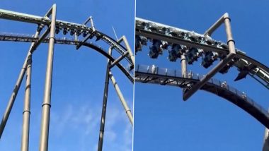 Roller Coaster Accident: यूनिवर्सल स्टूडियो में रोलरकोस्टर 150 फीट की ऊंचाई पर टूटी, सवारी कर रहे दर्जनों लोग उल्टा लटके, देखें विडियो