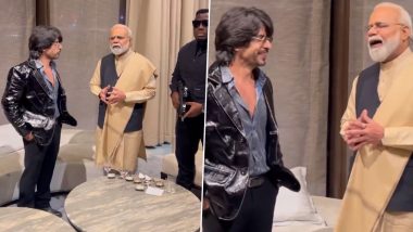 PM Modi-Shah Rukh Duplicates Meet: पीएम मोदी के साथ हुई बॉलीवुड के स्टार अभिनेता शाहरुख खान की मुलाकात, सोशल मीडिया पर वीडियो हुआ वायरल