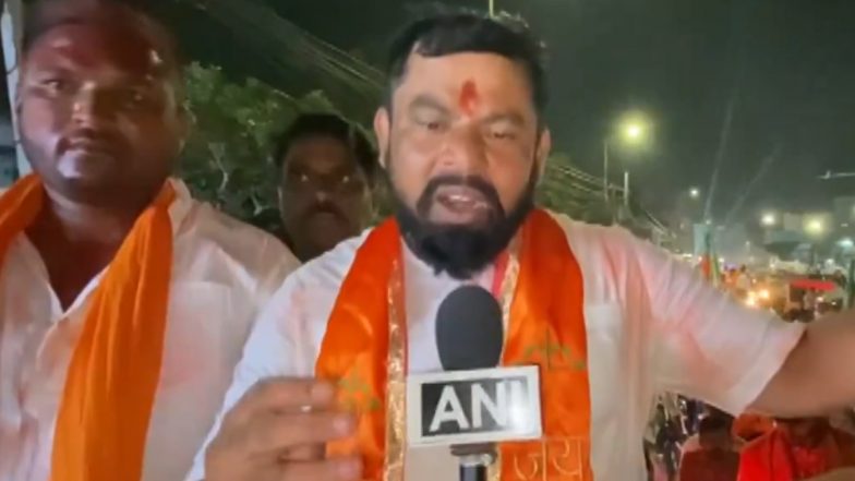 Telangana Election Results 2023: हैदराबाद के घोषा महल निर्वाचन क्षेत्र से जीत पर बीजेपी उम्मीदवार T Raja Singh ने वोटर का किया शुक्रिया अदा, देखें वीडियो